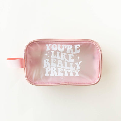 Cosmetic Bag | You're Like Really Pretty - Small | Modern Piggy - The Ridge Kids