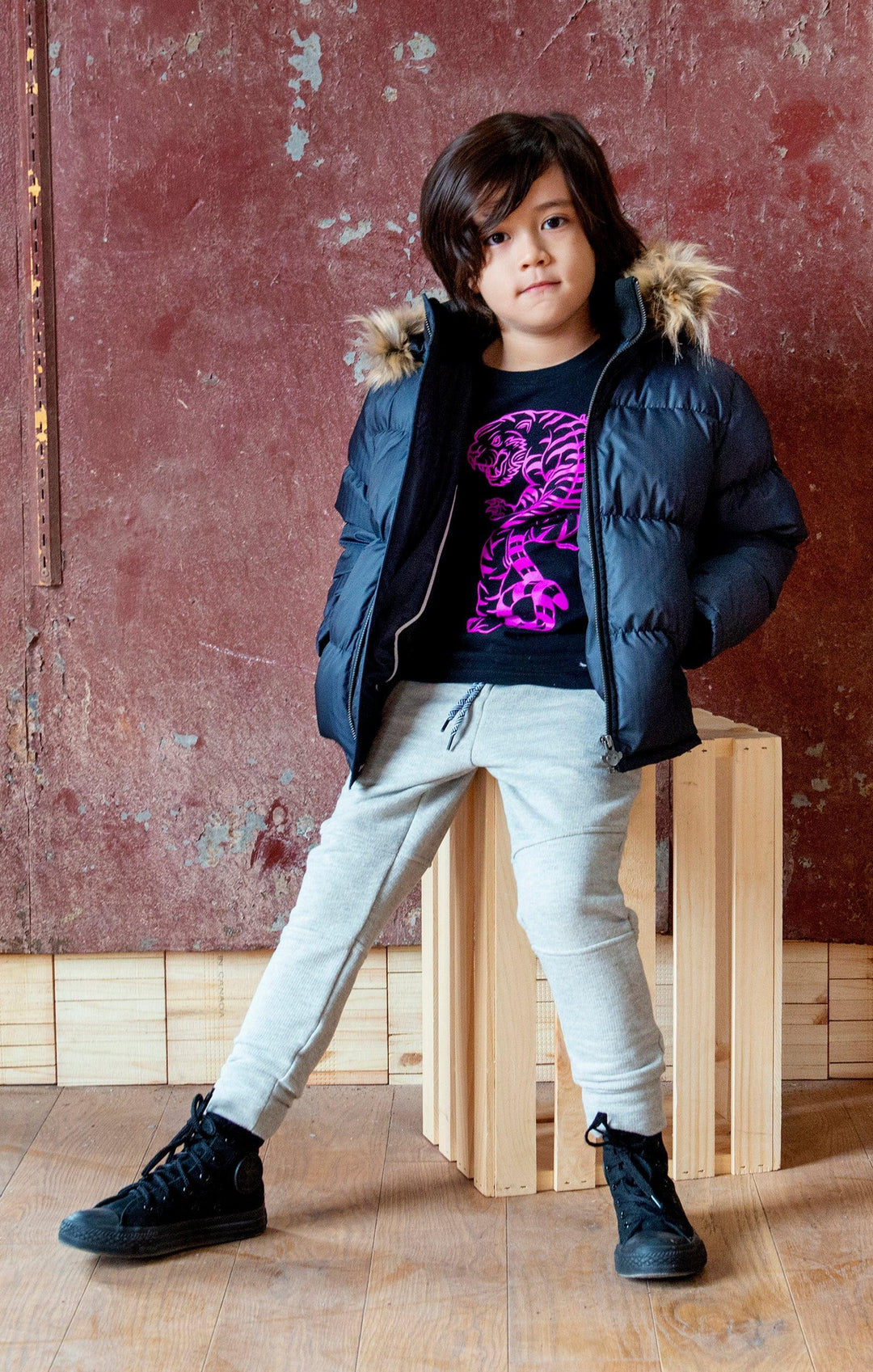 Cotton Jogger Sweatpants | Heather Mist | Appaman - The Ridge Kids