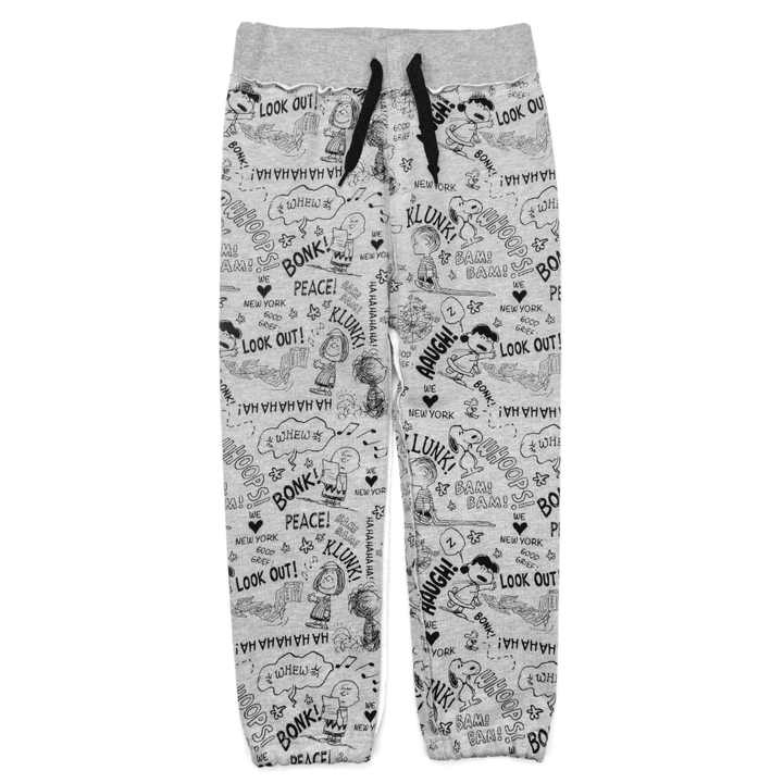 Cotton Jogger Sweatpants | Peanuts Heather Mist | Appaman - The Ridge Kids