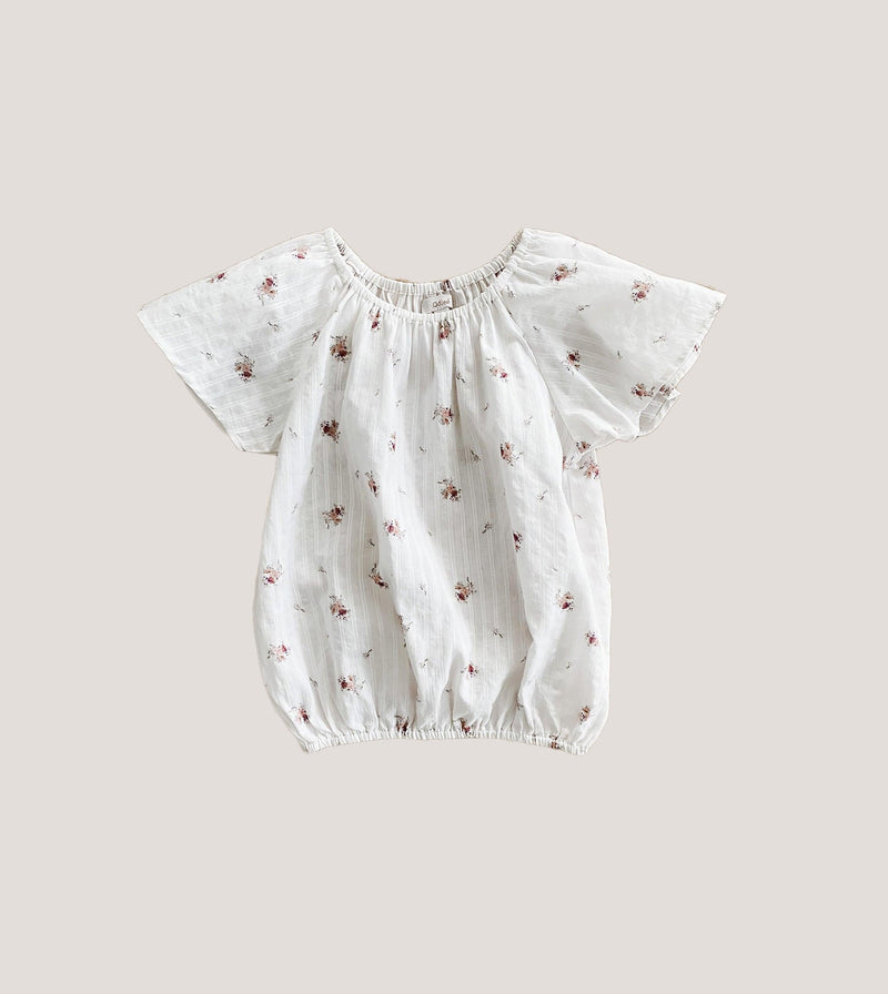 Cotton Toddler Blouse | 100 % Organic Floral Print Top | Odiee Organic - The Ridge Kids