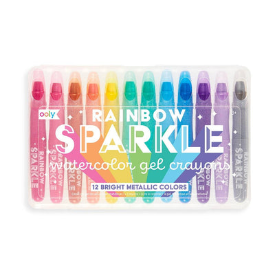Crayons | Rainbow Sparkle Metallic Gel | Ooly - The Ridge Kids