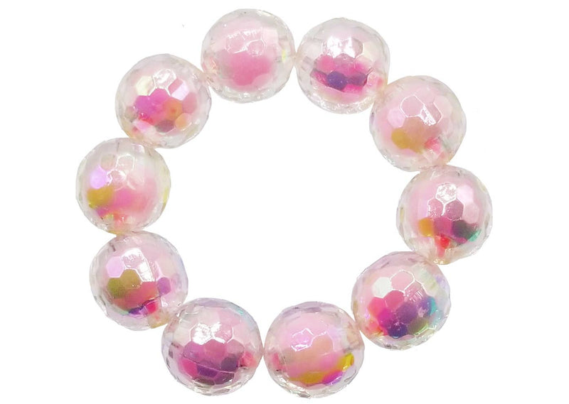 Bracelet | Sparkly Disco Ball - Princess Pink | Bottleblond Jewels