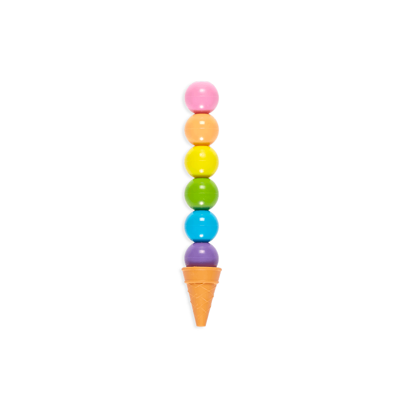 Erasers | Rainbow Scoops Crayon & Eraser | Ooly - The Ridge Kids