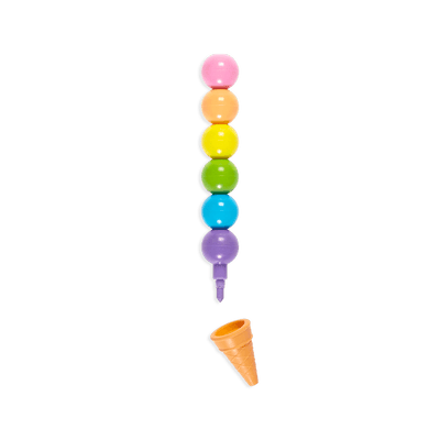 Erasers | Rainbow Scoops Crayon & Eraser | Ooly - The Ridge Kids