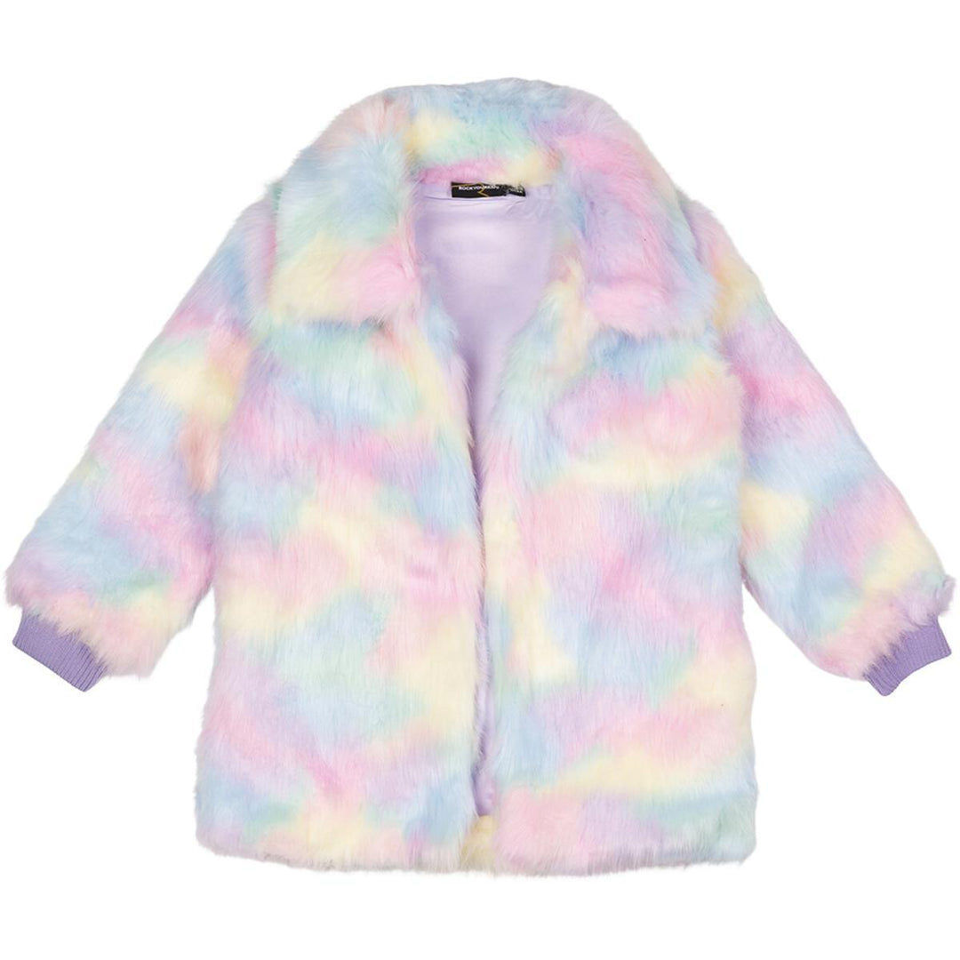 Faux Fur Jacket | Unicorn | Rock Your Baby - The Ridge Kids