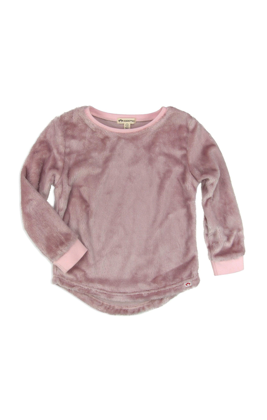 Faux Fur Laurel Top | Dusty Pink | Appaman - The Ridge Kids