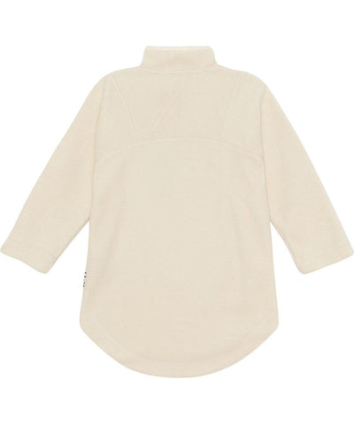 Fleece Dress with Mockneck | Long Sleeve Collena in Pearled Ivory | Molo - The Ridge Kids