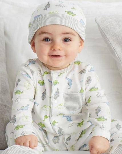 Footed Onesie and Hat Set | Tiny Dinos | Little Me - The Ridge Kids