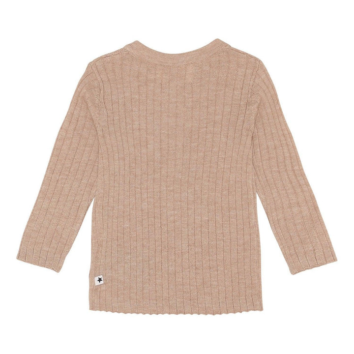 Georgette Knit Cardigan | Oatmeal Melange |  Molo - The Ridge Kids