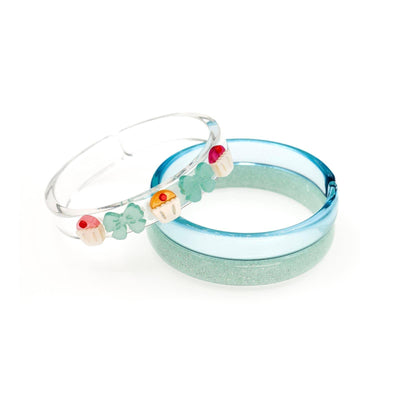 Girls Bangles | Cupcakes & Bows Glitter | Lilies and Roses NY - The Ridge Kids