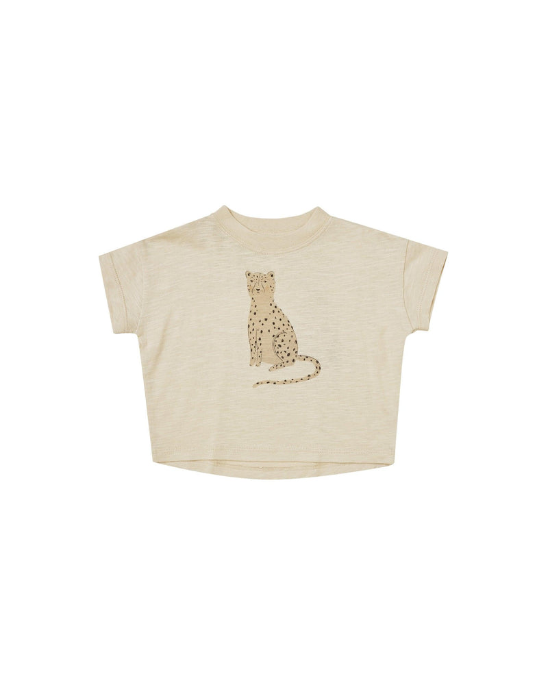 Girls Boxy Tee | Leopard Graphic | Rylee and Cru - The Ridge Kids