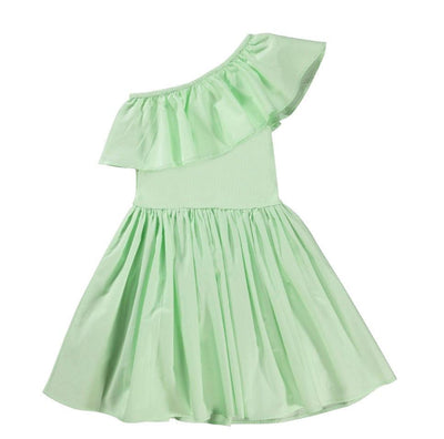 Girls Chloey Organic Cotton Dress | Pale Pear | Molo - The Ridge Kids