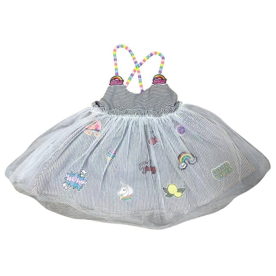 Girls Dress | Sweet Candy Lovers Patch Dress | Lola and The Boys - The Ridge Kids