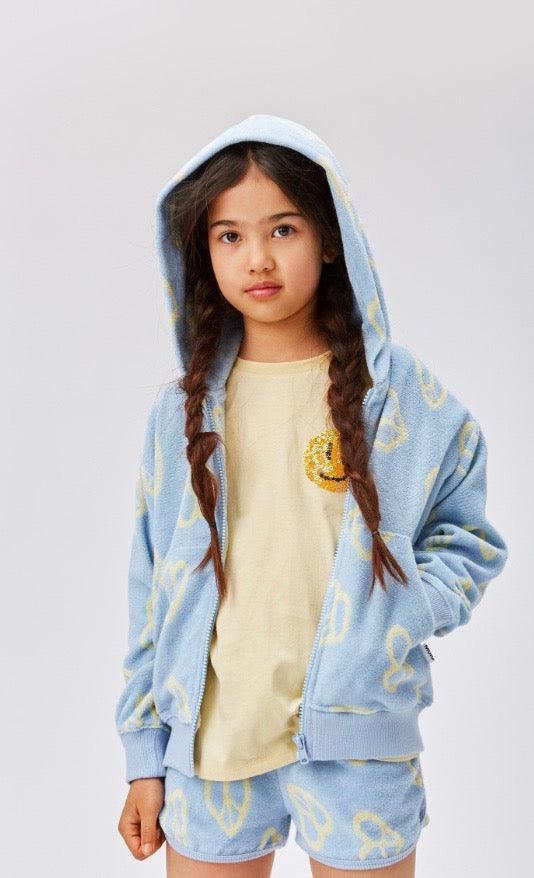 Girls Mel Cotton Terry Zip Up Hoodie | Windy | Molo - The Ridge Kids