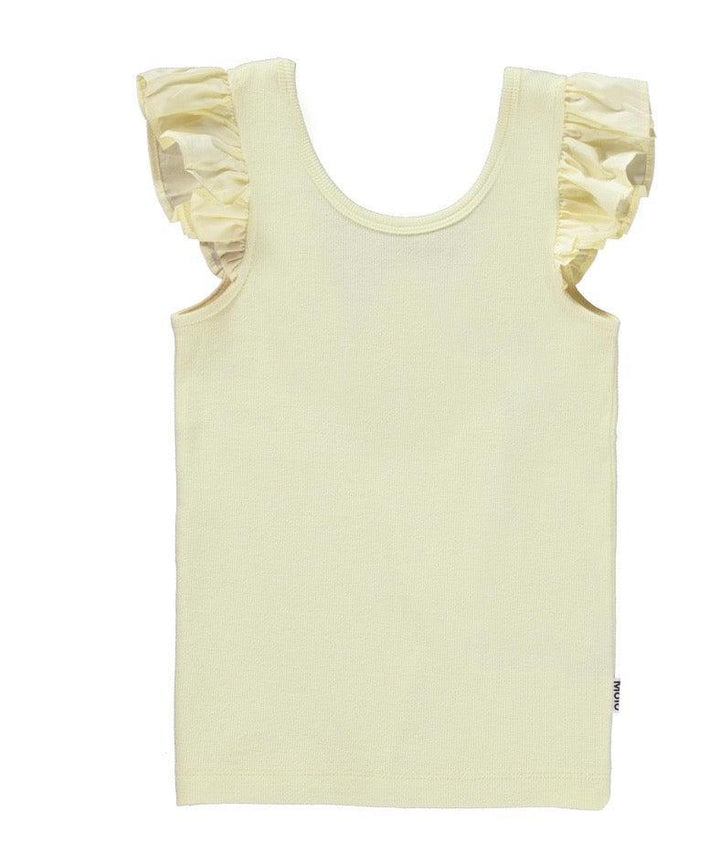Girls Ranja Organic Cotton Tank | Vanilla | Molo - The Ridge Kids