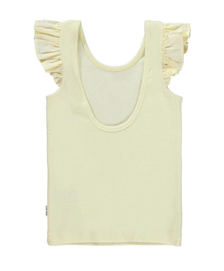 Girls Ranja Organic Cotton Tank | Vanilla | Molo - The Ridge Kids