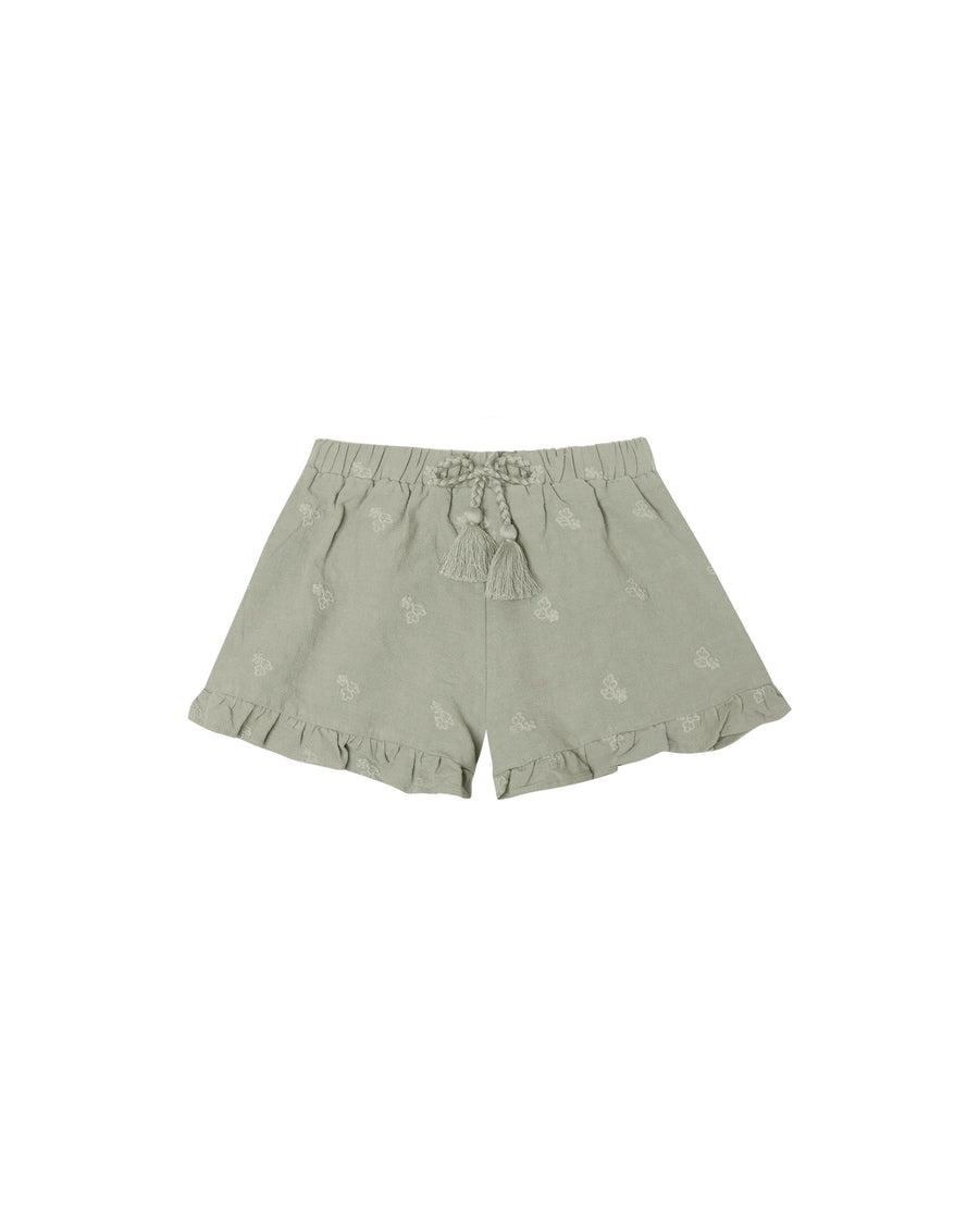 Girls Shorts | Leonie Short- Grapevine Embroidery | Rylee and Cru - The Ridge Kids