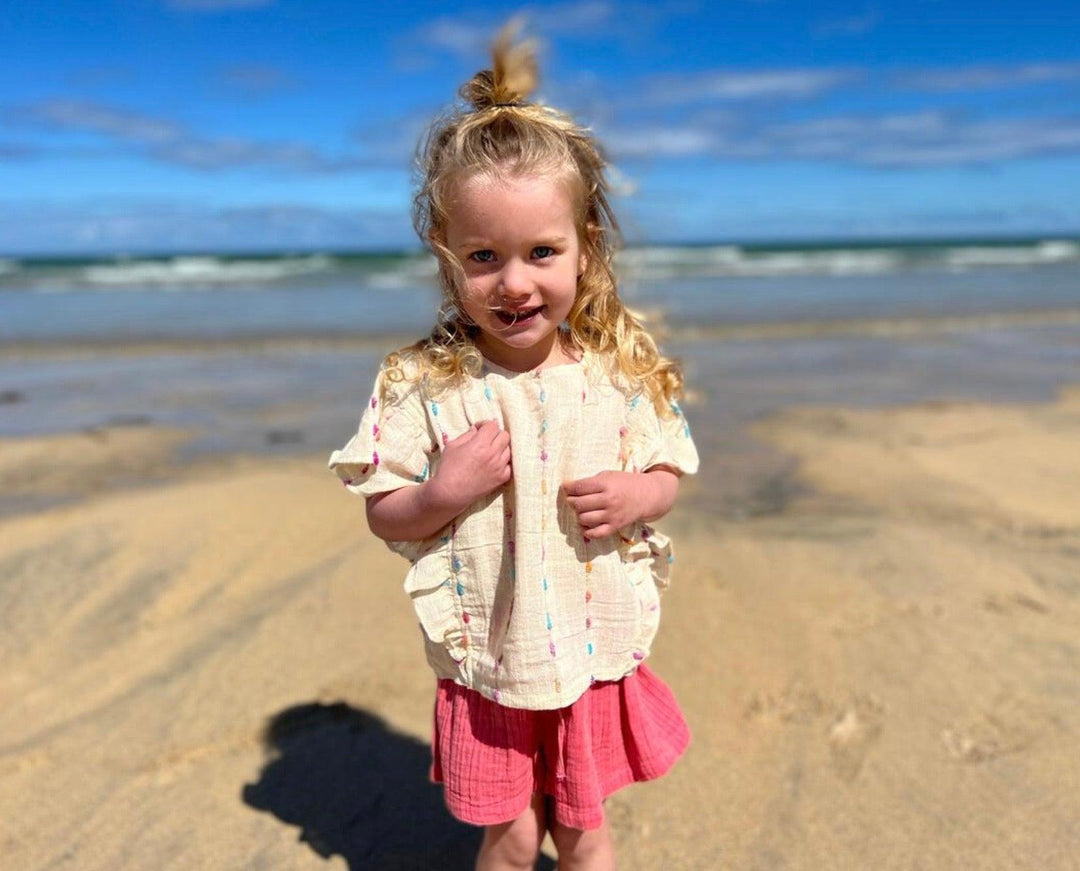 Girls Top | Tulum | Poppet & Fox - The Ridge Kids