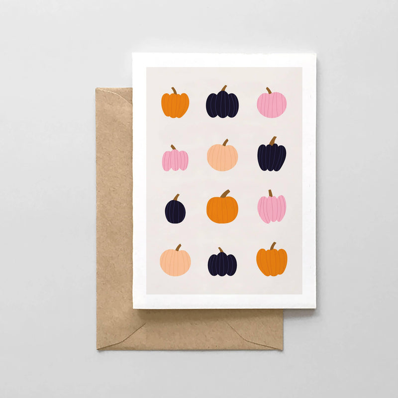 Greeting Card | Modern Pumpkin Design | Spaghetti & Meatballs - The Ridge Kids