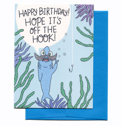 Greeting Card | Off The Hook Birthday | Lucky Sardine - The Ridge Kids