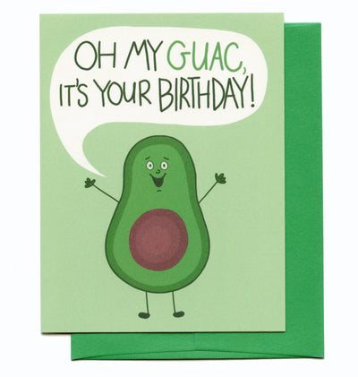 Greeting Card | Oh My Guac Birthday | Lucky Sardine - The Ridge Kids