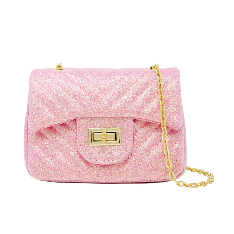 Handbag | Classic Glitter Wave - Pink | Tiny Treats and Zomi Gems - The Ridge Kids