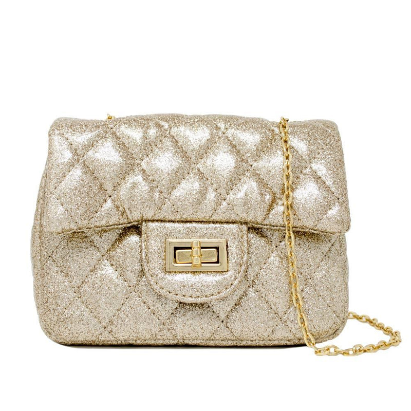 Handbag |Classic Sparkle Mini Bag- Gold | Tiny Treats and Zomi Gems - The Ridge Kids