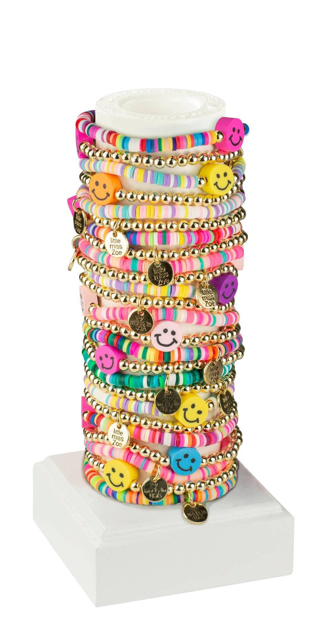 Happy face kids bracelet Tower - Set of 25 Bracelet - The Ridge Kids