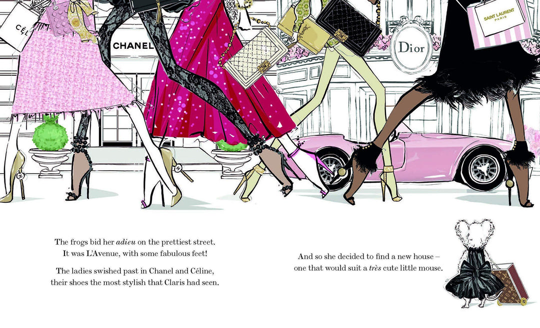 Hardcover Books | Claris The Chicest Mouse in Paris- Fashion Show Fiasco | Megan Hess - The Ridge Kids