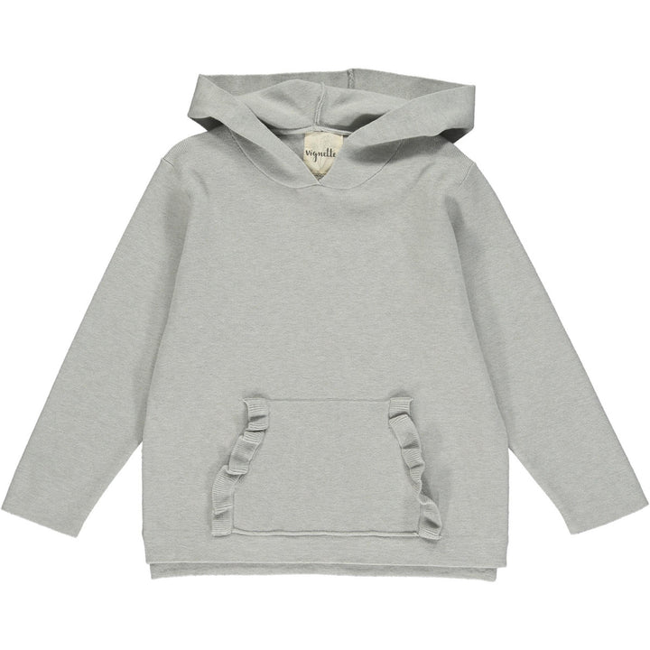 Hazel Cotton Hoodie | Heathered Grey | Vignette - The Ridge Kids