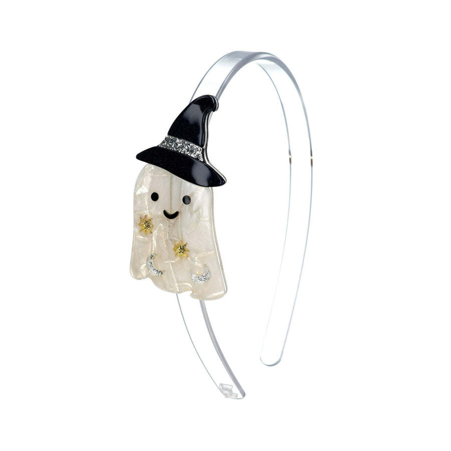 Headband | Ghost Witch Hat-Pearlized | Lilies and Roses NY - The Ridge Kids