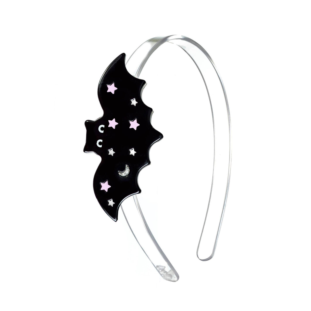 Headband | Halloween Black Bat | Lilies & Roses NY - The Ridge Kids