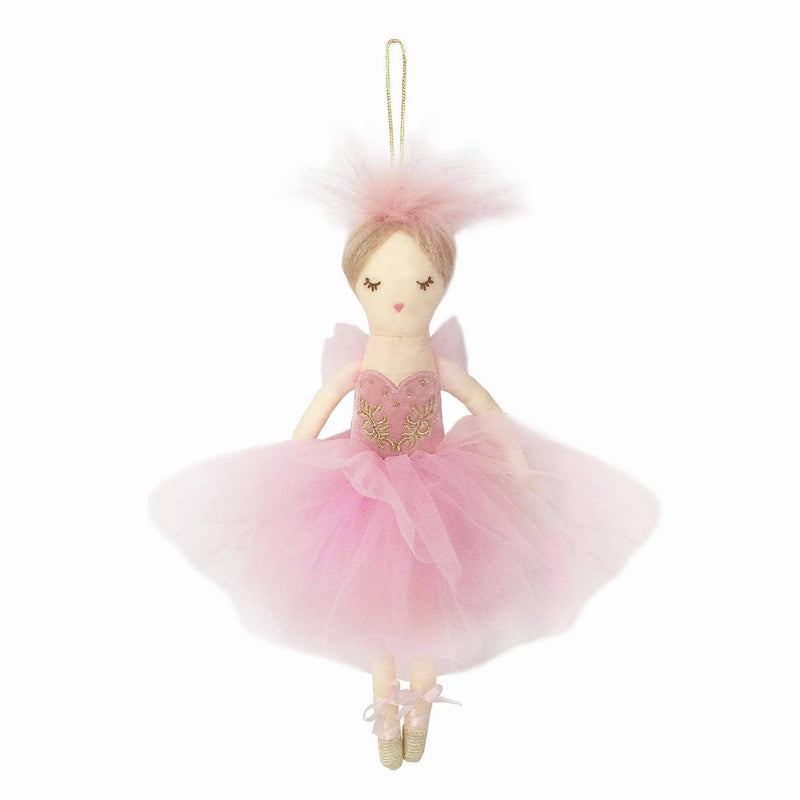 Holiday Plush Ornament | Nina Prima Ballerina Doll | Mon Ami - The Ridge Kids