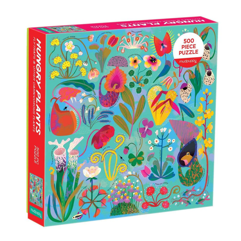 Hungry Plants 500 Piece Puzzle | Jigsaw Puzzle | Mudpuppy - The Ridge Kids