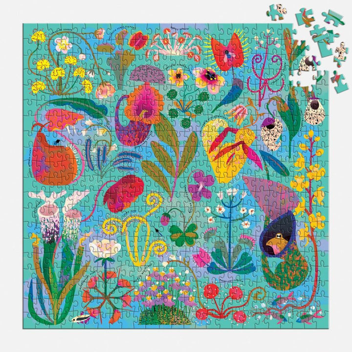 Hungry Plants 500 Piece Puzzle | Jigsaw Puzzle | Mudpuppy - The Ridge Kids