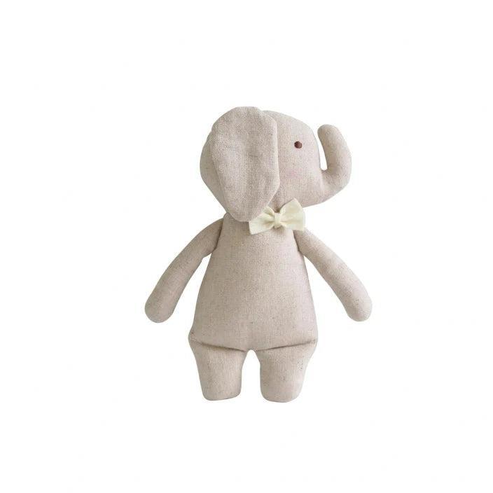 Baby Rattle | Linen Animals - assorted | Alimrose - The Ridge Kids