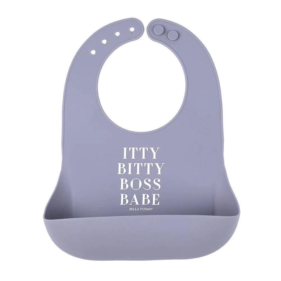 Itty Bity Boss Babe | Silicone Bib | Bella Tunno - The Ridge Kids