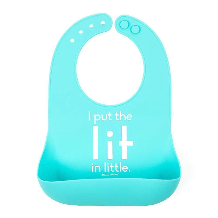 I Put The Lit Wonder Bib | Silicone Bib | Bella Tunno - The Ridge Kids