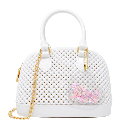 Jelly Bead Bowling Bag | White | Tiny Treats and Zomi Gems - The Ridge Kids