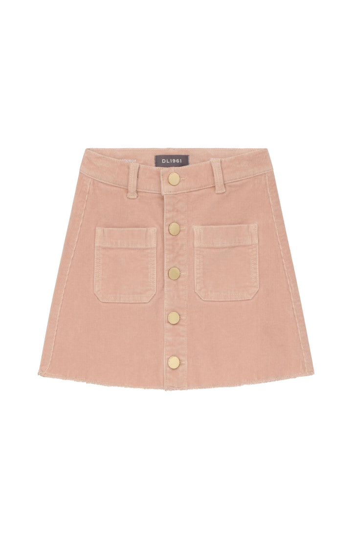 Jenny Mini Skirt Toddler | Rose Stretch Corduroy | DL1961 Kids - The Ridge Kids
