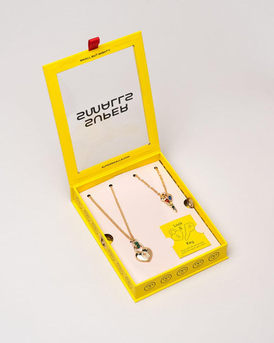 Jewelry Set | Lock and Key Necklaces | Super Smalls - The Ridge Kids