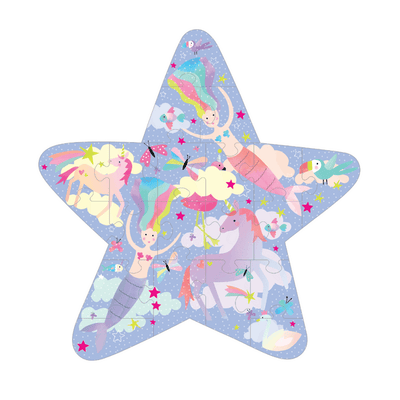 Kids Puzzle | Fantasy 20pc "Star" Shaped| Floss and Rock - The Ridge Kids