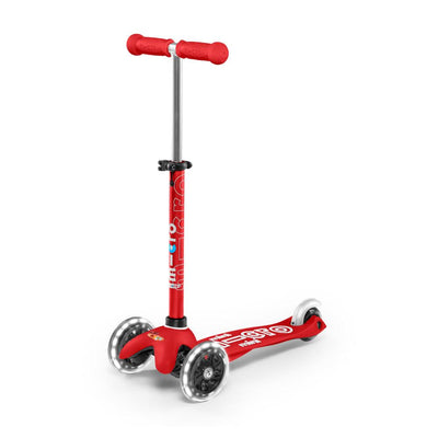 Kids Scooter | Micro Mini Deluxe LED | Red - The Ridge Kids