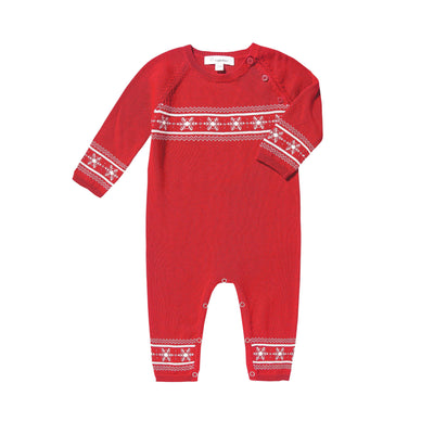 Knit Coverall | Holiday Elf | Angel Dear - The Ridge Kids
