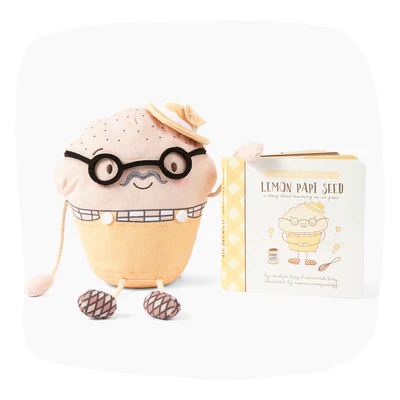 Plush and Book set | Lemon Papi Seed | Snuggle Muffin