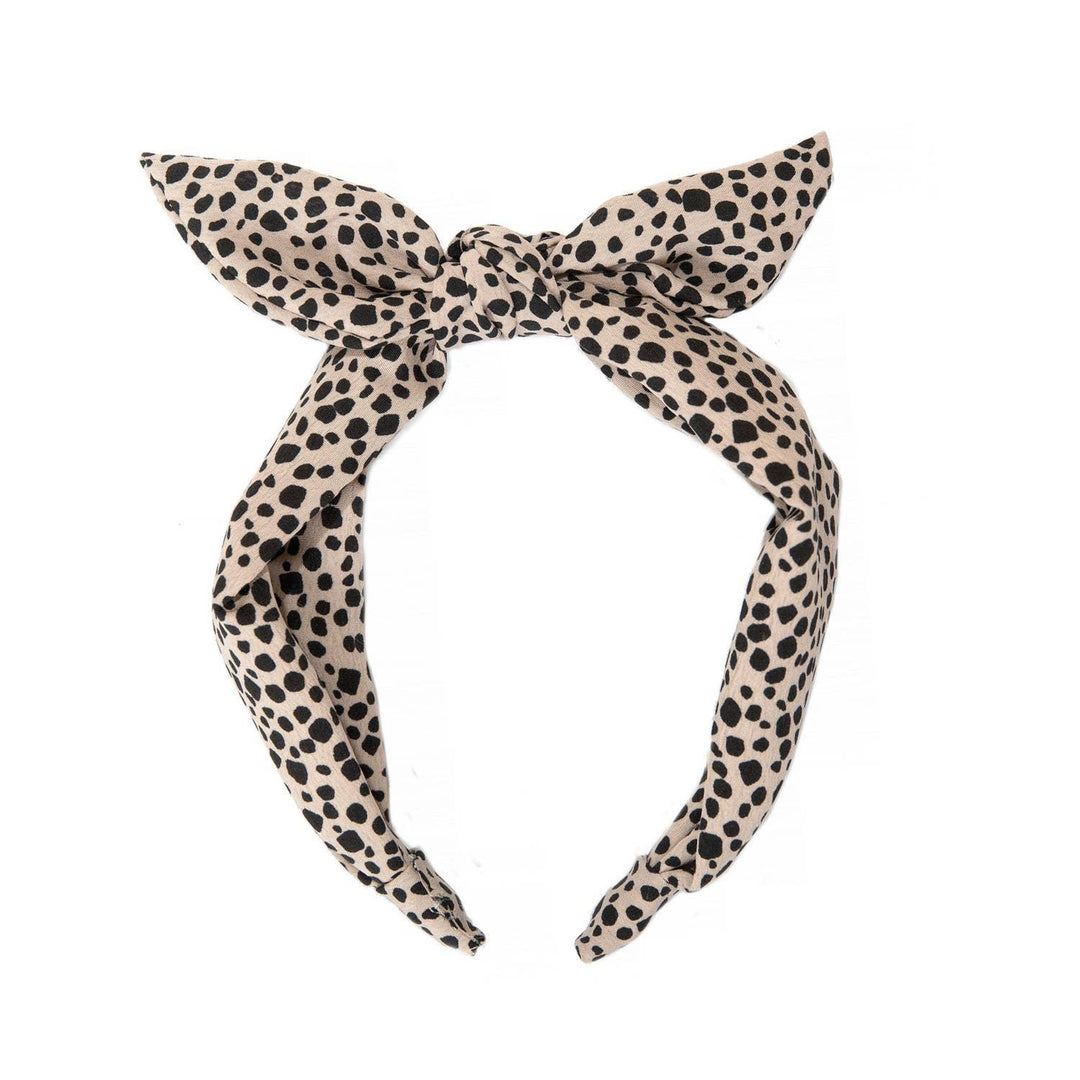 Leopard Love Tie Headband - The Ridge Kids