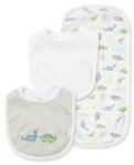 Little Me | Newborn Essential Bib and Burp Set | Tiny Dinos - The Ridge Kids
