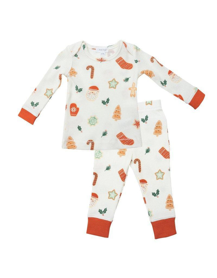 Loungewear Set | Don't Eat Santa's Cookies Christmas Pajamas | Angel Dear - The Ridge Kids