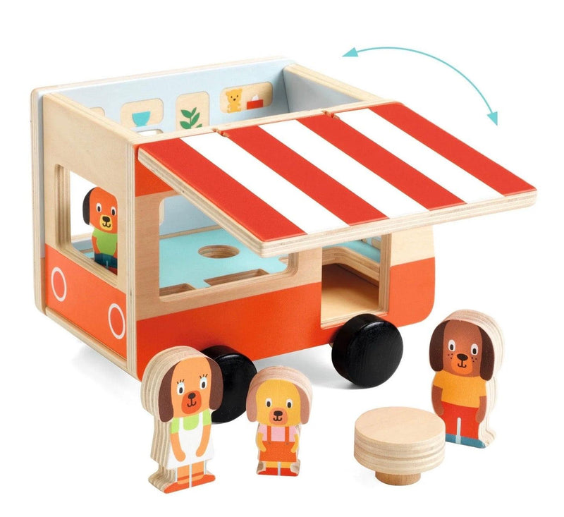 Minicombi Wooden Toy Set | Eco Wood Toys | Djeco - The Ridge Kids