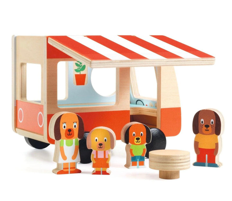 Minicombi Wooden Toy Set | Eco Wood Toys | Djeco - The Ridge Kids